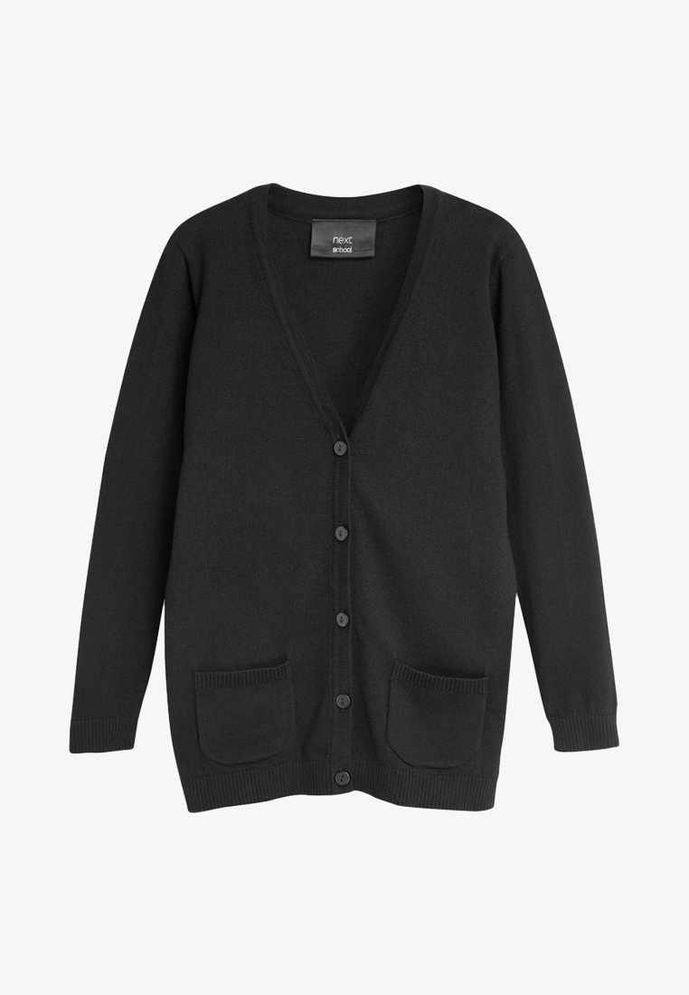 Next BLACK LONGER LENGTH V-NECK CARDIGAN (3-16YRS) Strickjacke