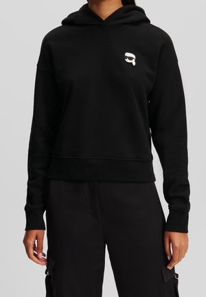 Mikina s kapucí - black