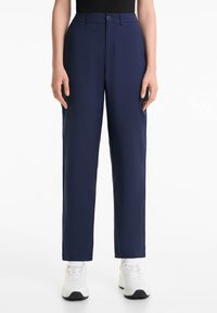 OYSHO - STRAIGHT CUT TECHNICAL - Trousers - blue Thumbnail Image 1
