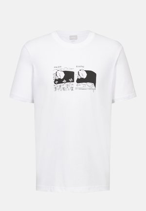 mey, MEY T-SHIRT SERIE MEY X LORIOT MIT PRINT - T-Shirt print - weiss
