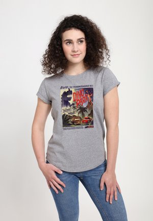 CARS-CARS 2 RETRO POSTER - T-shirts print - melange grey