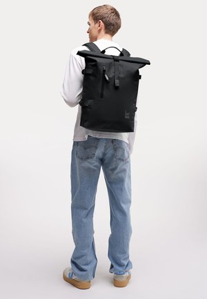 GOT BAG, ROLLTOP LAPTOPFACH - Tagesrucksack - black monochrome