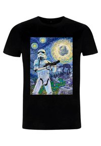 Star Wars STAR WARS: CLASSIC STORMY NIGHT UNISEX - Triko s potiskem - black
