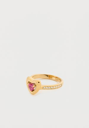 HEART SOLITAIRE - Bague - yellow gold-coloured/pink