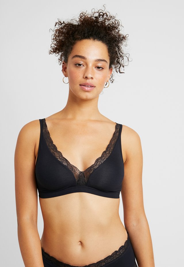 SOFT CUP - Triangle bra - black
