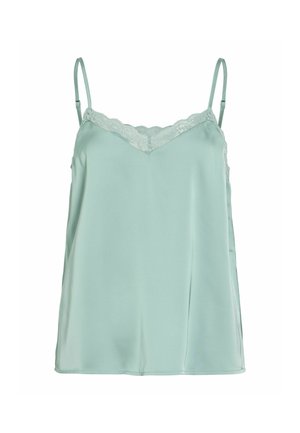 VILA, VIENNA RAVENNA LACE SINGLET - NOOS - Débardeur - blue surf