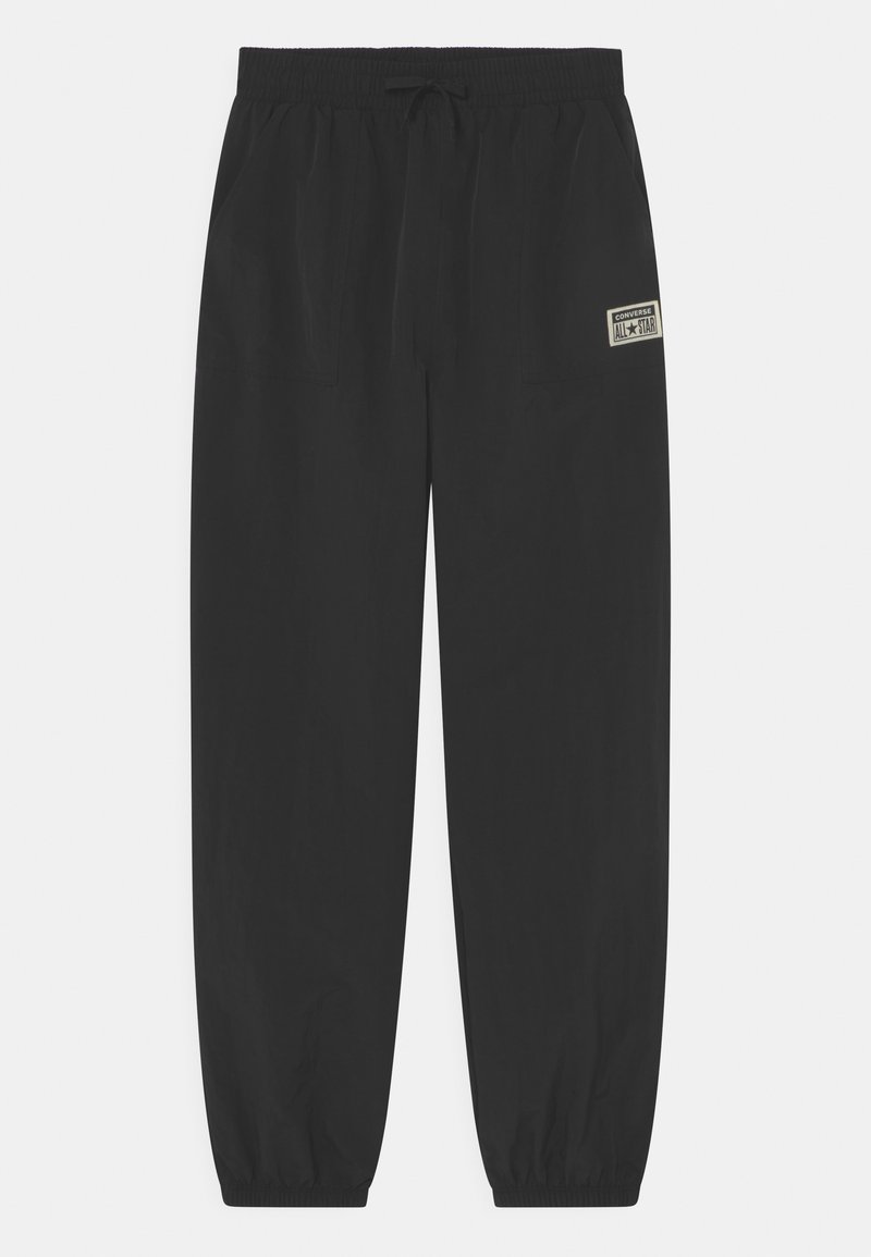 Converse WOVEN UNISEX Tracksuit bottoms black Zalando.co.uk