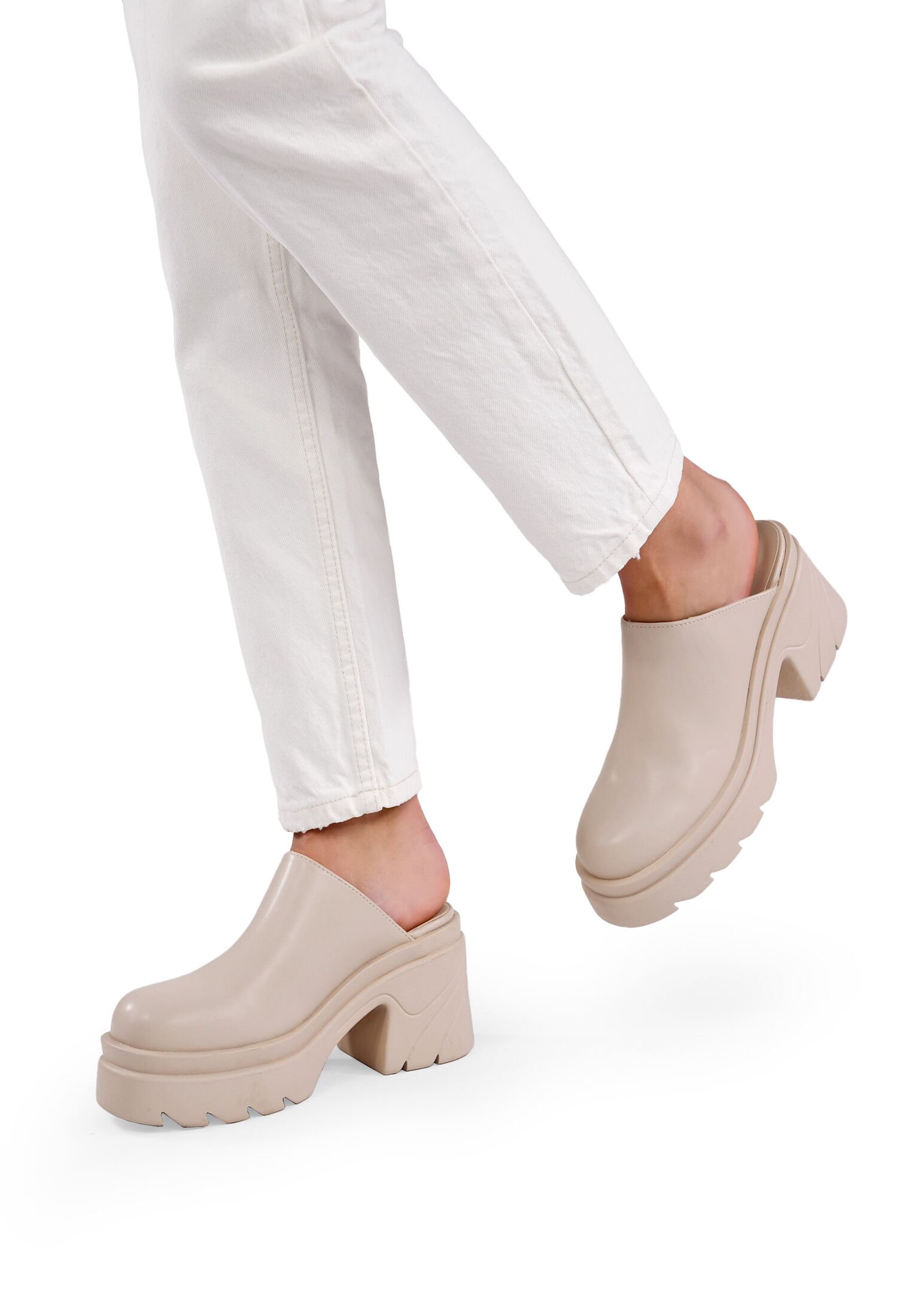 Bosanova Zuecos - beige - Zalando.es