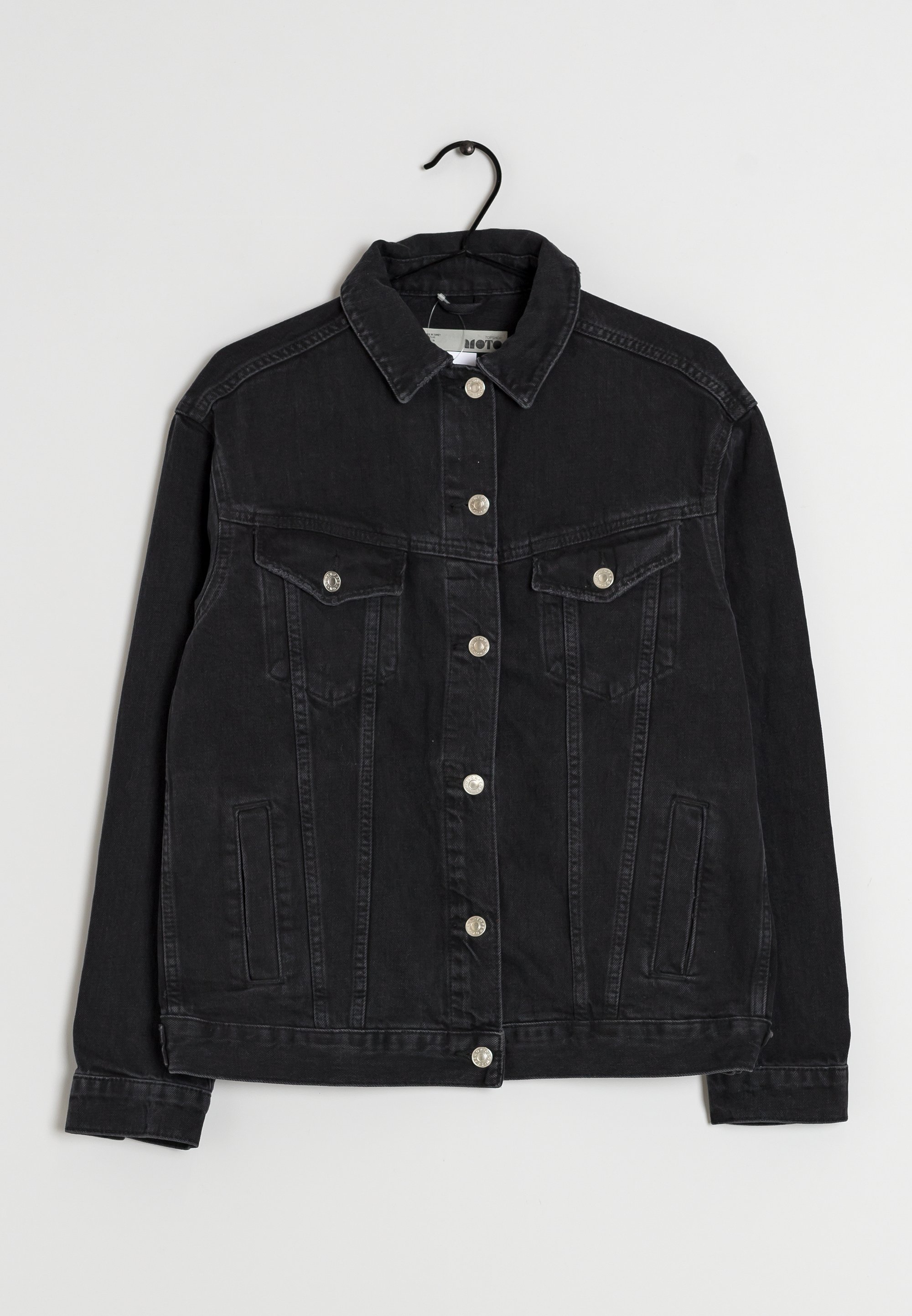 Denim Jacket Chaqueta Vaquera Negra Primark Topshop Chaqueta