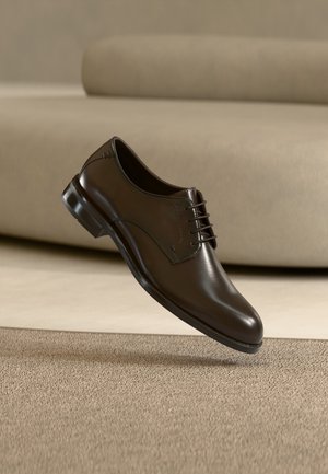 Pier One, LEATHER - Derbies & Richelieus - dark brown