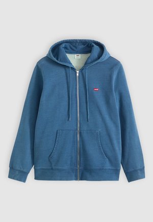 Levi's® THE ORIGINAL - Zip-up sweatshirt - true indigo mid indigo