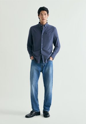 Scalpers BEACH OXFORD  - Košile - navy