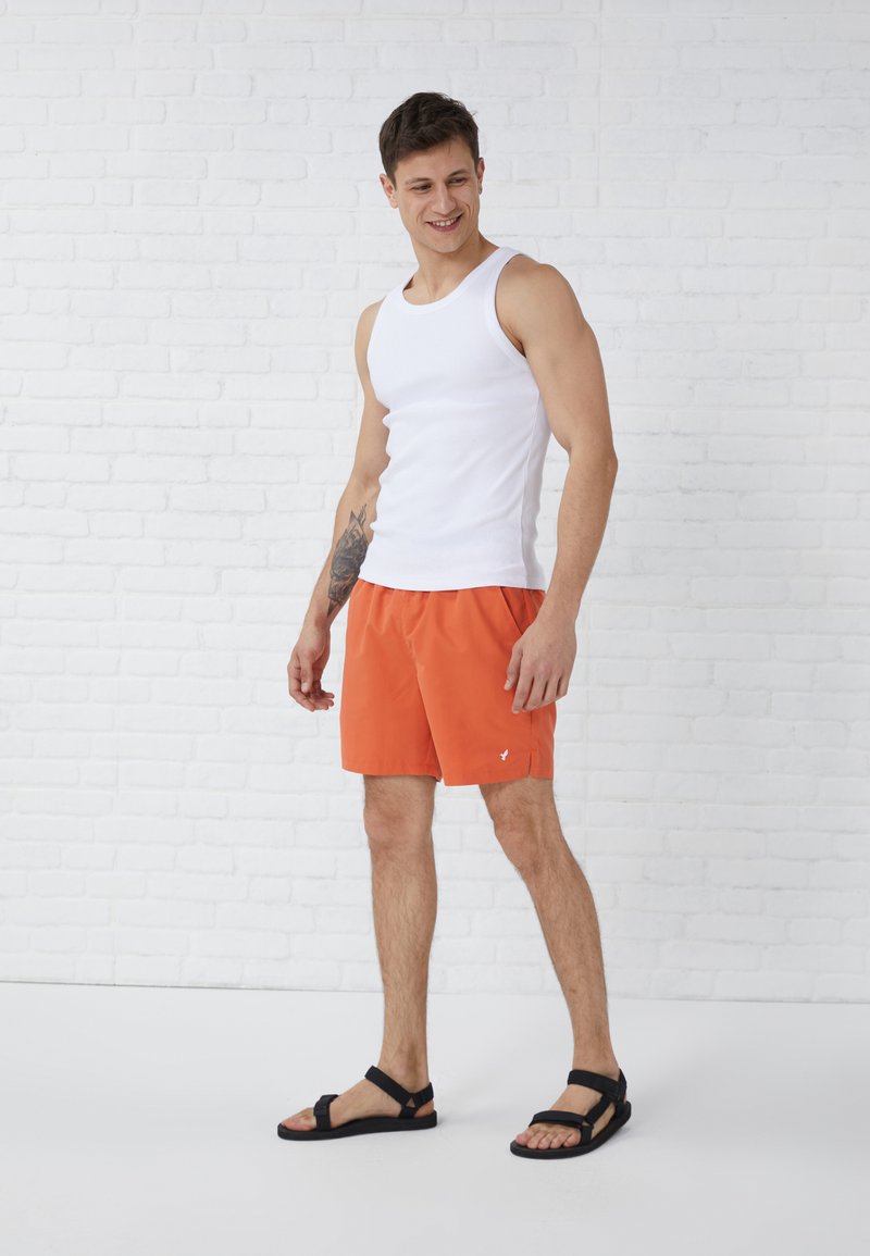 Pier One 2 PACK - Šortky na plávanie - orange/green