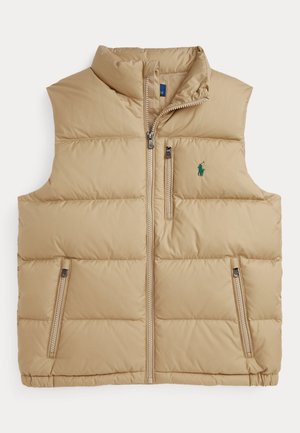 QUILTED DOWN GILET - Brezrokavnik - vintage khaki