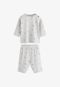 Geselecteerd, grey cherry print