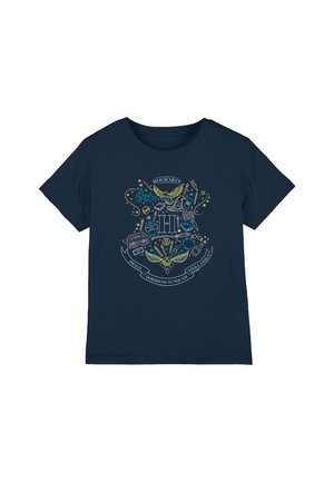 Cotton Soul, HARRY POTTER ICONIC HOGWARTS UNISEX - T-Shirt print - dark blue