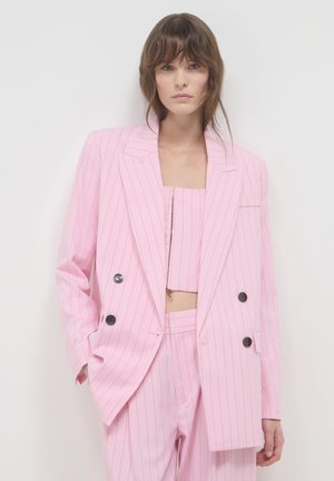 DOPPIOPETTO GESSATA - Short coat - var rosa medio