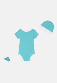 Levi's® BATWING ONESIE HAT BOOTIE UNISEX SET - Presentes para bebé - aqua