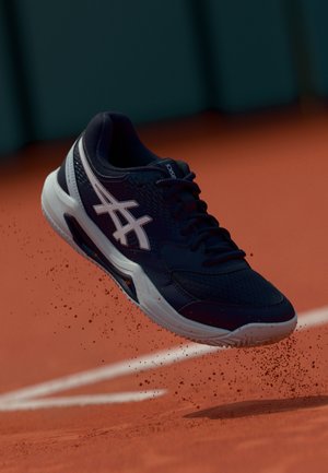 GEL DEDICATE 8 CLAY - Clay court tennis shoes - midnight/white
