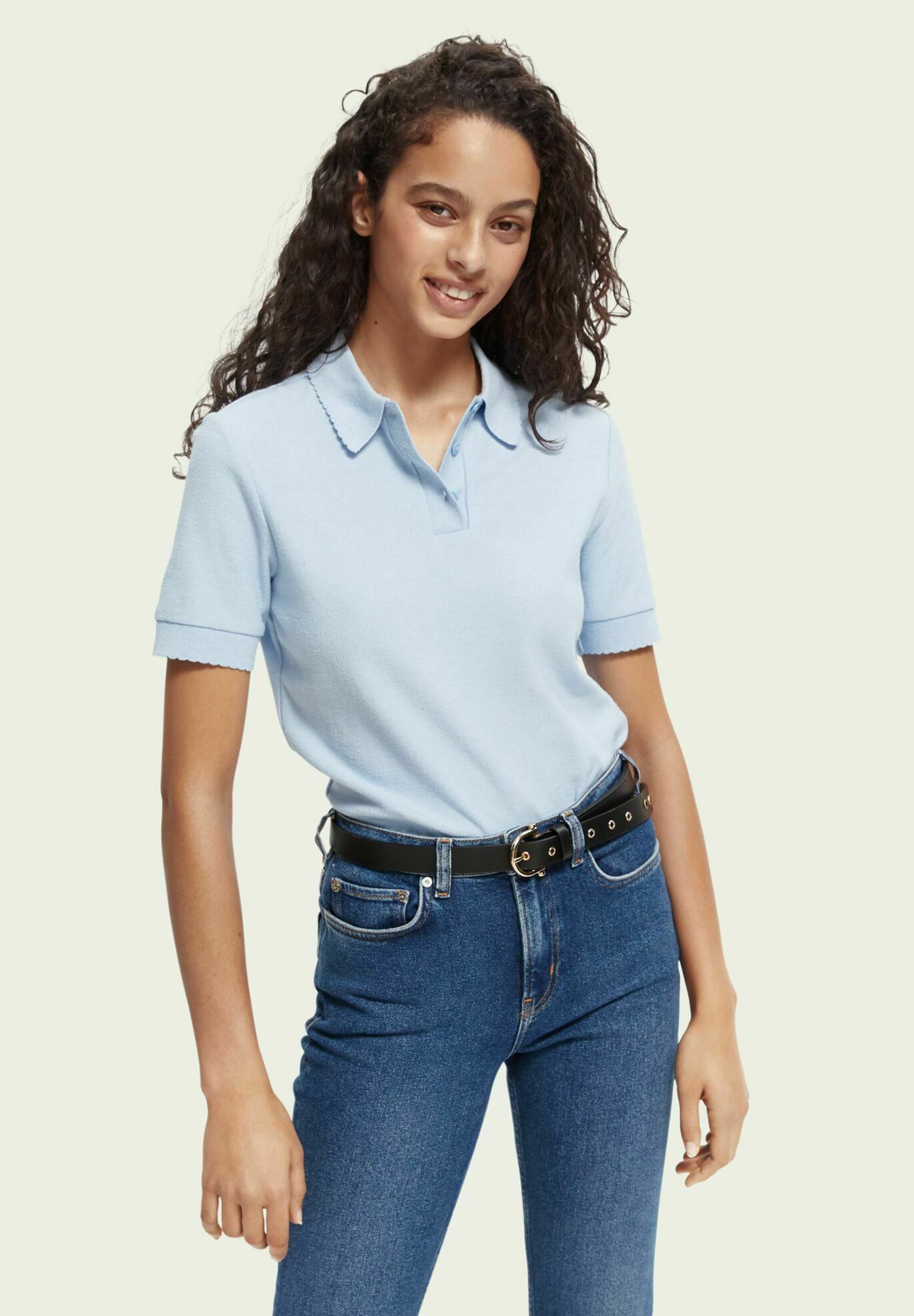 Scotch \u0026 Soda Polo shirt - ice blue/blue - Zalando.de