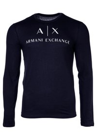 Armani Exchange - Maglietta a manica lunga - navy Immagine in miniatura 1