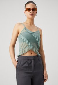 Pieces PCROMY STRAP - Topp - forest shade