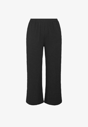 Yours Clothing, PLUS SIZE WIDE LEG TROUSERS - Pantalon classique - black