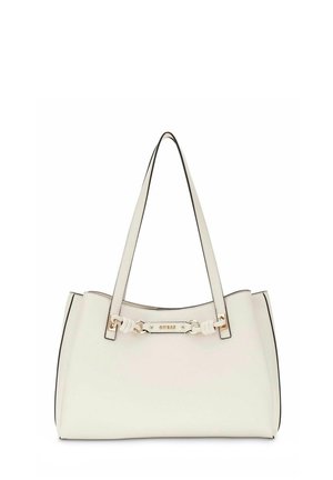Guess, CAMELIA 3 COMPARTMENT TOTE - Sac à main - cream white