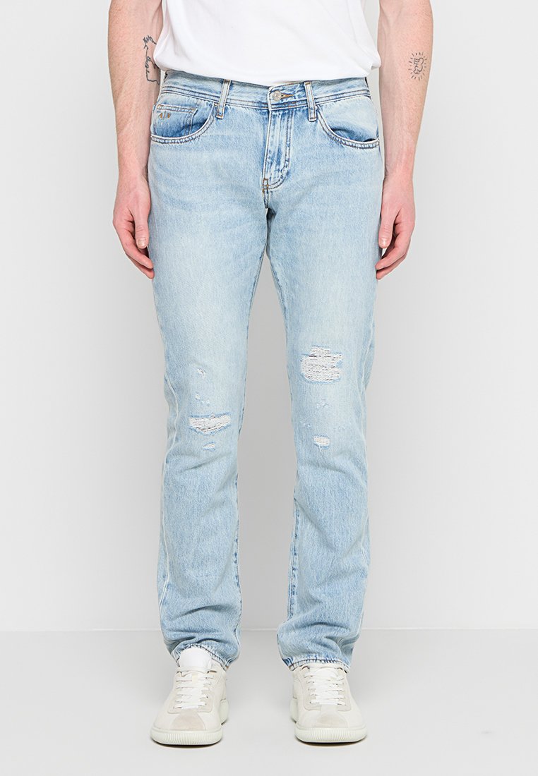 Armani Exchange Straight leg jeans lichtblauw