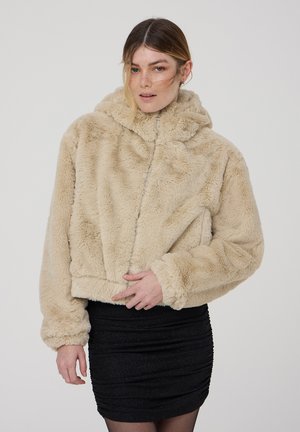 Terranova CON CAPPUCCIO E ZIP - Giacca invernale - beige