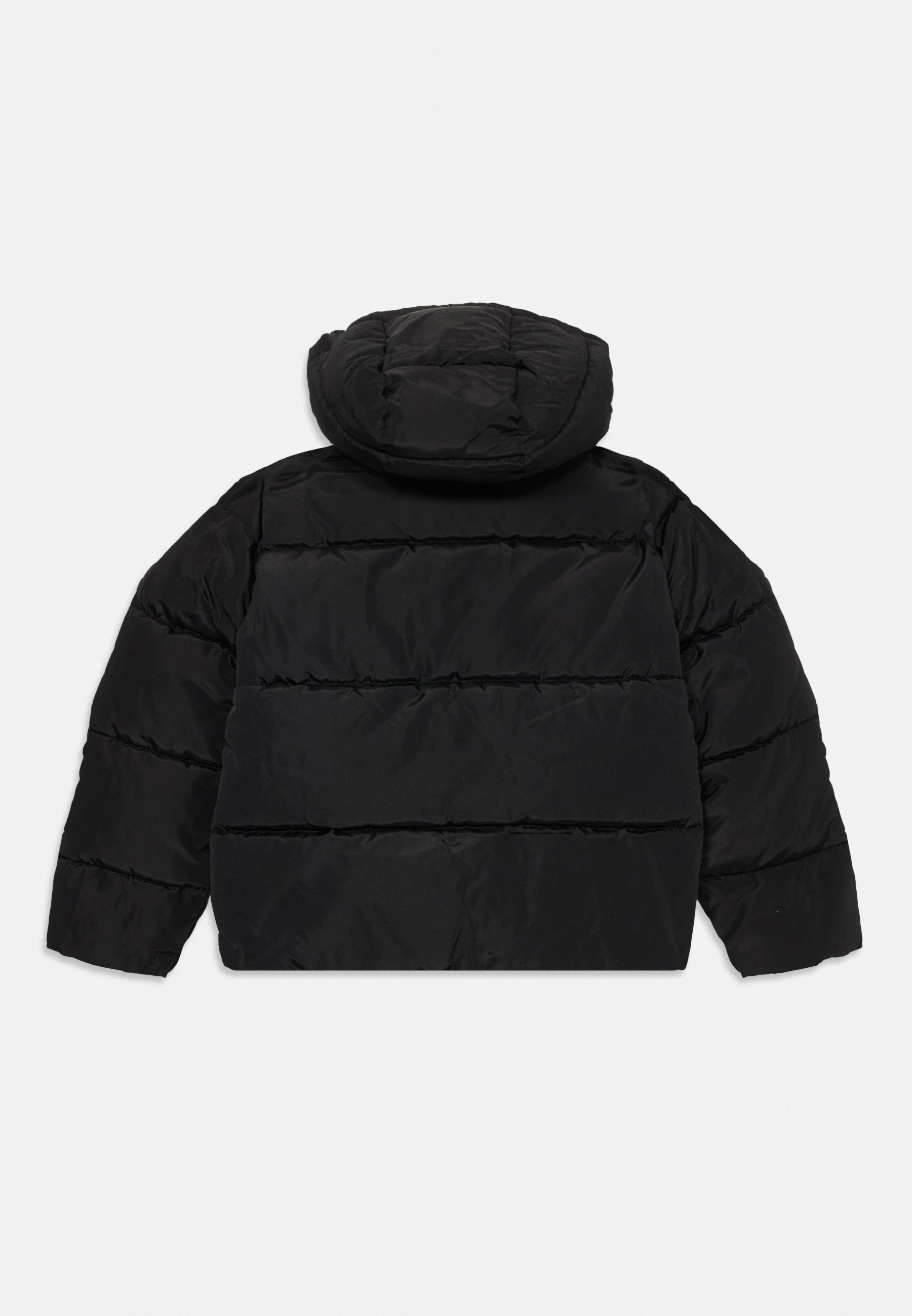 Guess JUNIOR HOODED PADDED PUFFER ZIP - Winter jacket - jet black