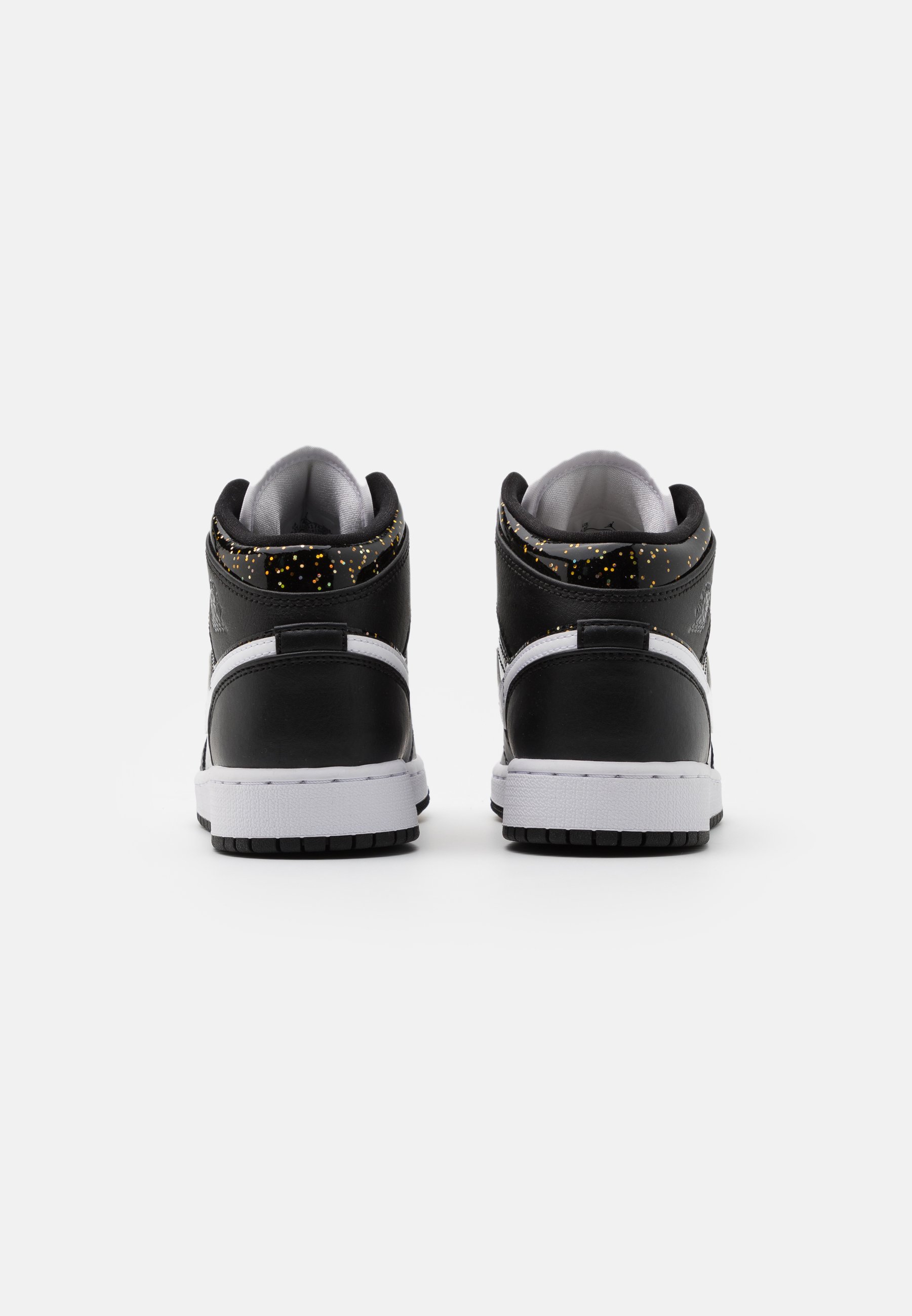 Jordan AIR 1 MID SE UNISEX - Basketbalschoenen - black/white/Zwart - Zalando .nl