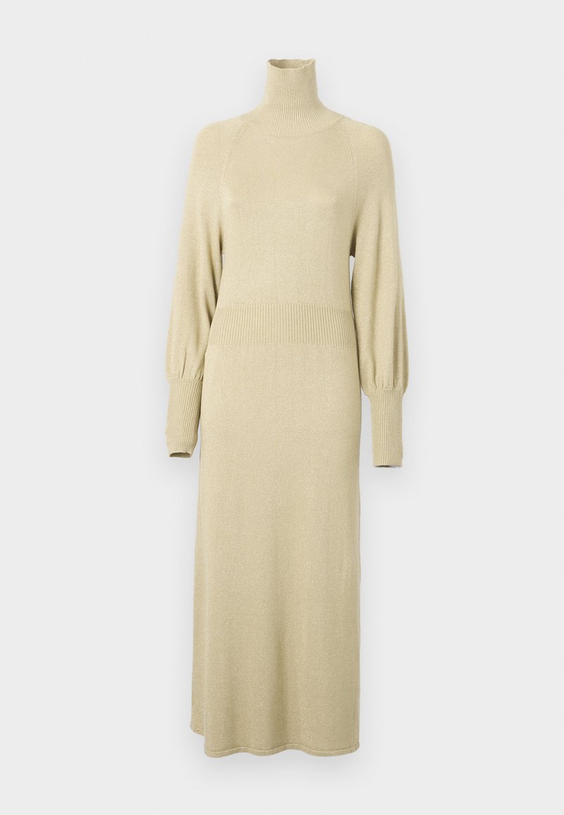 Bruuns Bazaar Gebreide jurk goudkleurig Bruuns Bazaar Gebreide jurk goudkleurig