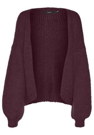 Chaqueta de punto - bordeaux