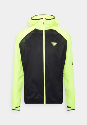 ALPINE WIND - Hardshellová bunda - neon yellow