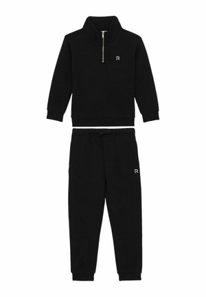 Reiss SULLEY HALF-ZIP LOGO TRACKSUIT SET - Tepláková súprava - black