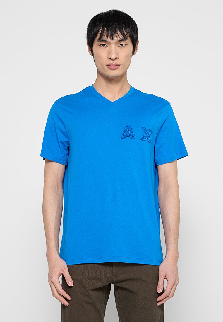 Armani Exchange T-shirt print blauw Armani Exchange T-shirt print blauw
