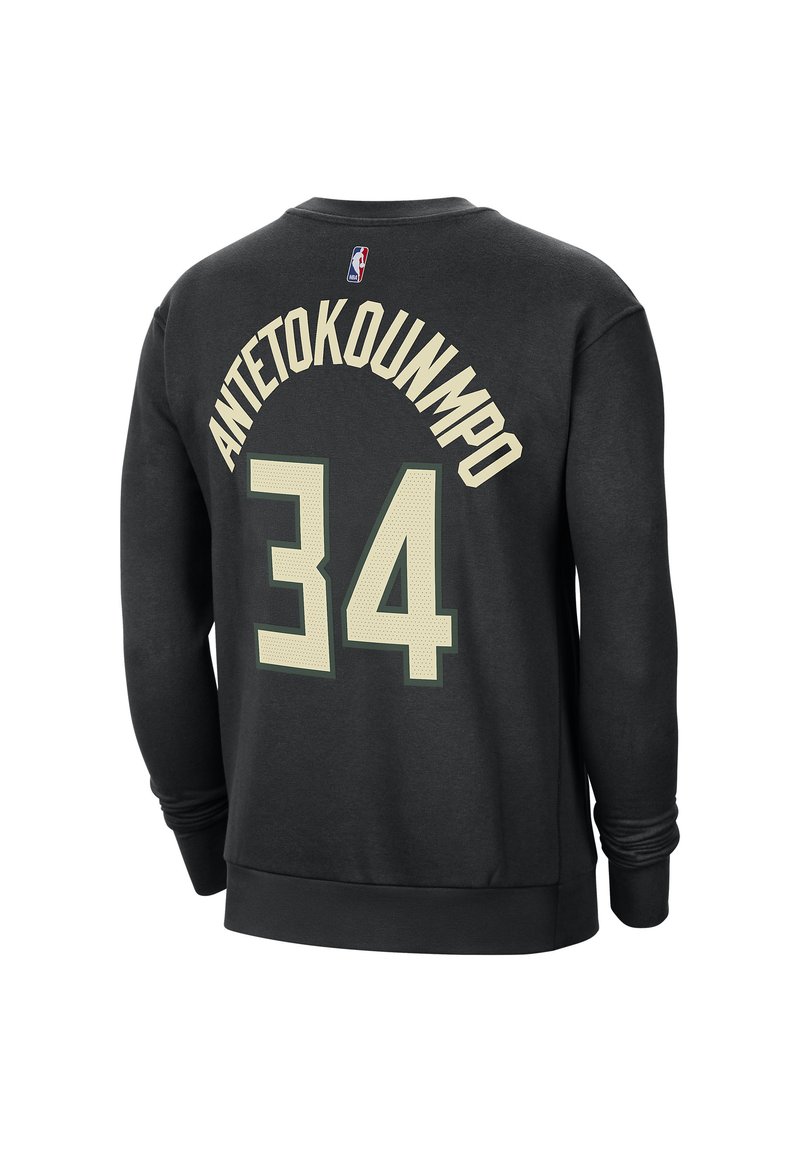 Nike Performance MILWAUKEE BUCKS CREW - Sweatshirt - black/noir - ZALANDO.FR