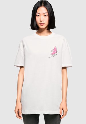 Merchcode FLY HIGH BOYFRIEND  - T-shirts med print - white