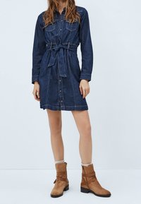Pepe Jeans Vestido vaquero - blue denim