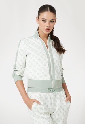 Sweater met rits - hellgrün