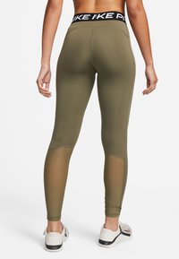 Nike Performance 365 - Leggings - medium olive/black/(white)