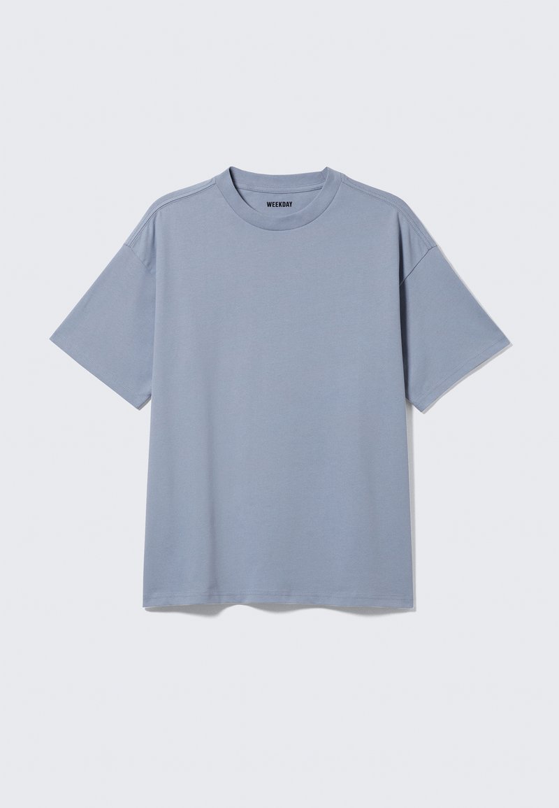 Weekday T-shirt basic lichtblauw