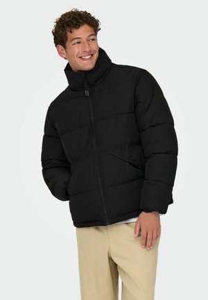 ONSPACK LIFE PUFFER JACKET - Vinterjakker - black