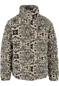 OG PAISLEY TEDDY PUFFER - Winterjacke - offwhite black