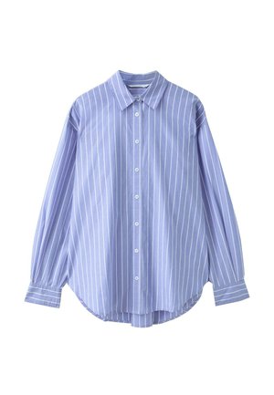 Stradivarius, ADJUSTABLE REGULAR POPLIN SHIRT - Chemisier - blue