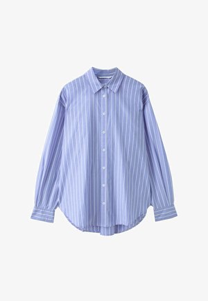 Stradivarius, ADJUSTABLE REGULAR POPLIN SHIRT - Chemisier - blue