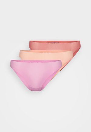 Chantelle BRIEF 3 PACK - Briefs - pink/beige/red