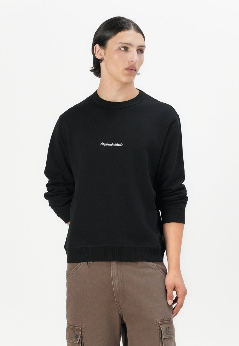 Sudadera Jack & Jones Jornorrebro - Cuello Redondo, Manga Larga, Corte Holgado | Tejido Cómodo, Ideal Otoño-invierno Casual