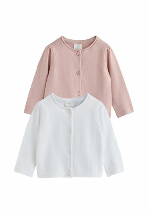 Next, REGULAR FIT - BABY CARDIGANS 2 PACK - Cardigan - pink and white